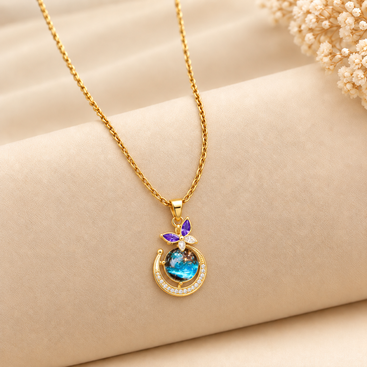 Celestial Magic Galaxy Pendant Necklace