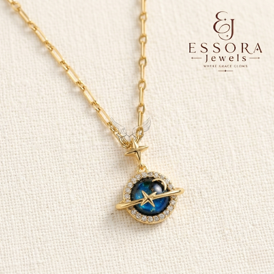 Planet and Star Pendant