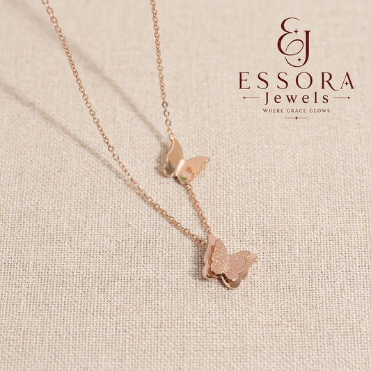 Dual Butterfly Pendant
