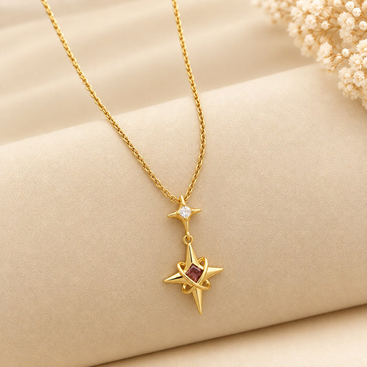 Celestial Orbit Star Necklace